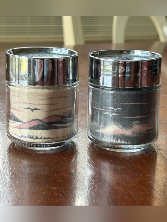 Vintage Other - Vintage Sand Art Salt and Pepper Shakers